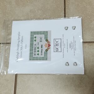 Irish/Claddagh Wedding Sampler Cross Stitch pattern